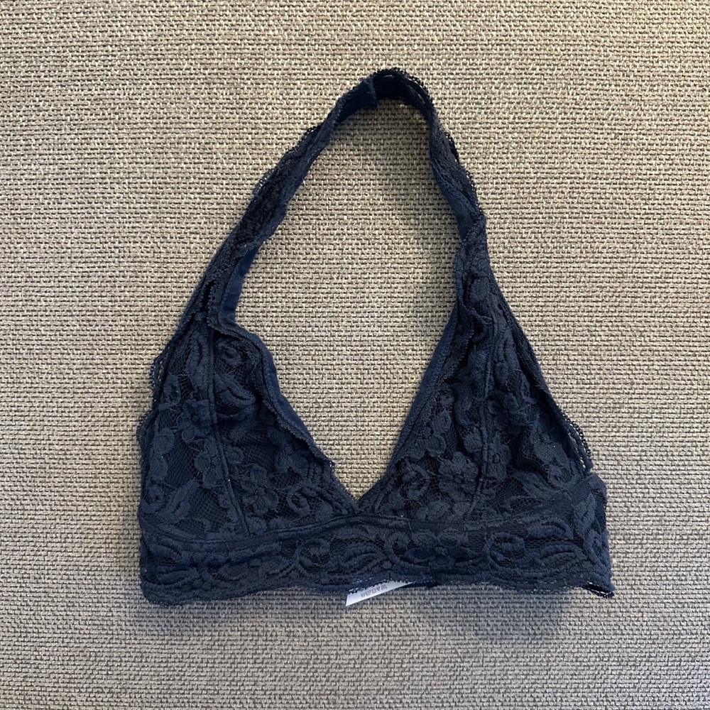 Pins & Needles Dark Blue Triangle Bralette Intimates